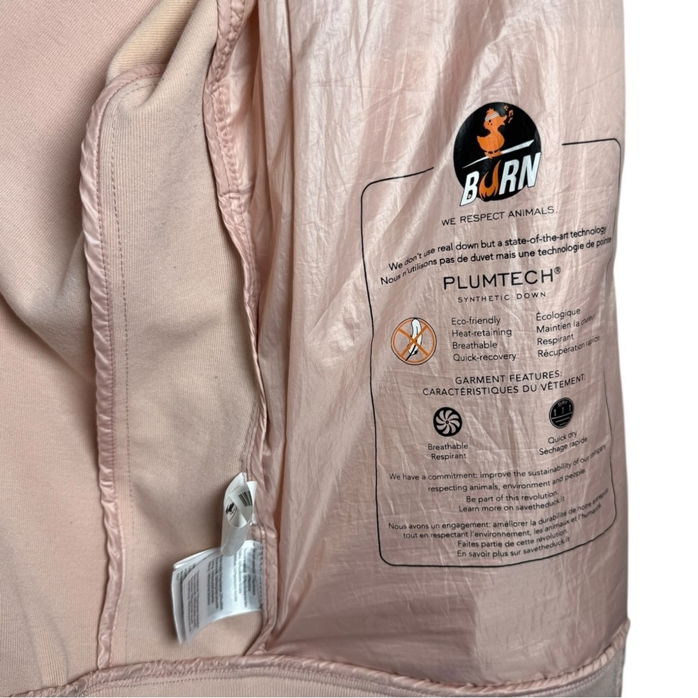 Save the Duck Refy Bomber Jacket Women’s Size 2X XXL Pink Recycled Vegan - Picture 12 of 16